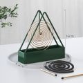 X1IQ Wholesale Mosquito Coils Stand Mosquito Coils Tray Holder Household Sandalwood Type Bracket with Lid Ash Tray Fireproof and Anti-scald Incense Burner Household. 