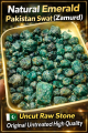 Natural Pakistan Emerald (Zamrud) – 100% Original High Quality Certified  Swat Emerald Stone. 