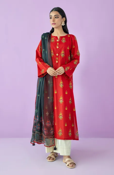 Orient%20Unstitched%202%20Piece%20Suit%20For%20Girls%20And%20Women%20Printed%20Lawn%20Shirt%20And%20Chiffon%20Dupatta%20%20-%20Summer%20Collection%20Vol%203%20-%20Image%203
