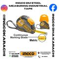 Ingco Steel Measuring Tape 8 Meter x 25mm Heavy Duty HSMT08825. 