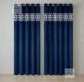Laser Cut Velvet Curtains For Living Room and Bed Room Customize able Size Greek Top Border Velvet Curtains - INTERIORFITS. 