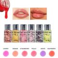 IMAN OF NOBLE Color fashion Waterproof Glitter & Lip Oil Clear Fruit Juice Lip Gloss Crystal Jelly Moisturizing Lips Oil Lasting Not Sticky Lip Gloss Lipstick Makeups Lips Care Random Color Will Be Send. 