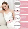 Period Cramp Relief Belt - Portable Electric Menstrual Heating Pad with Massager | Heated Waist Belt for Fast Menstrual Cramp Relief | 3 Heat Levels & 4 Massage Modes | Rechargeable & Adjustable for Women & Girls. 