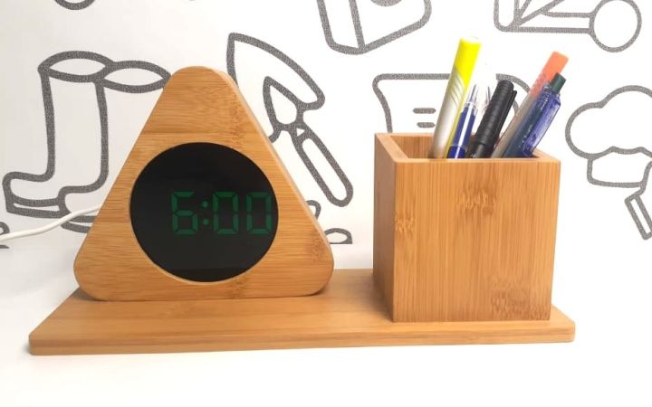 Techmanistan%20Wooden%20Digital%20Triangular%20Shape%20Desk%20Clock%20With%20Pen%20Holder,%20Alarm%20Clock%20with%20Stationery%20Holder,%20LED%20Wooden%20Alarm%20Clock,%20Desktop%20Clock,%20Stationery%20Holder,%20Pen%20Holder%20-%20Image%207