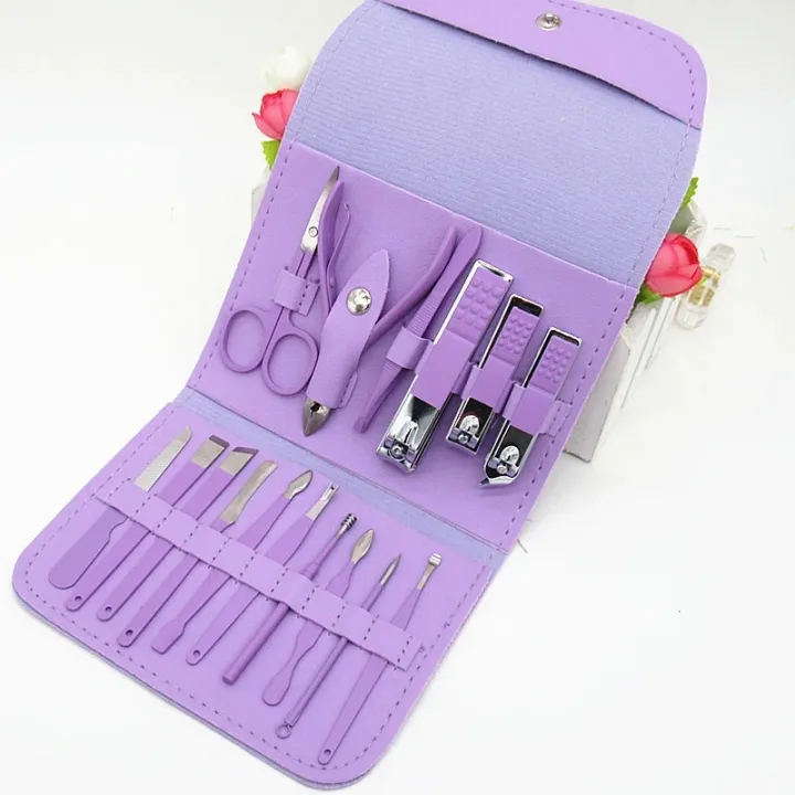 16pcs/set%20Nail%20Cutter%20Set%20Stainless%20Steel%20Nail%20Clippers%20Set%20With%20Folding%20Bag%20Manicure%20Cutter%20Kits%20Scissors%20Makeup%20Beauty%20Tool%20-%20Image%2010