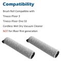 2 Pack Replacement Brush Roller for Tineco IFloor 3/ Floor One S3 Wet Dry Vacuum Cleaner Accessories. 