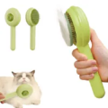removing floating fur. Swirl self-cleaning for cats. Pet removal brush. Cat supplies. Long hair comb brush - Random Colors. 
