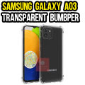 Samsung Galaxy A03 Back Cover Transparent Extra Bumper Anti Shock Soft Crystal Clear Case For Samsung Galaxy A03. 