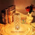 Bluetooth Speaker USB Crystal Rose Lamp RGB Color changing Modern LED Crystal Table Lamp Touch & Remote Controlled Projector. 