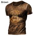 【ETOP】Men US Style Letter Printed T-Shirt Summer New Fashion Casual Slim Pullover Tops. 