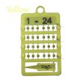 Finches & Java Cut Rings 1 to 24 Numbers with Applicators in 6 Colors 3mm Rings ( Imported ). 