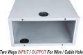 1U Rack For Cctv Camera DVR / NVR / XVR Cabinet Wall Mount Lock Box 1U Matel Box. 