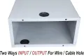1U Rack For Cctv Camera DVR / NVR / XVR Cabinet Wall Mount Lock Box 1U Matel Box. 