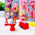 Fire  Fighter 6 Pieces Hero Eraser Set Gift Box Christmas Gift Fire Truck Modeling Fire Fighting Eraser Set Non-PVC Mini Rubber Erasers for Pencil Kids Gift School Student Brand: HOMIES. 