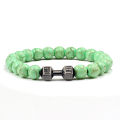 Killer Bzzo Gym Dumbbells Beads Bracelet Natural Stone Barbell Energy Weights Bracelets for Women Men Couple Pulsera Wristband Jewelry Gift. 