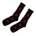 Swastika Character Japanese Anime Cotton Middle Tube Calf Socks for Women Men. 