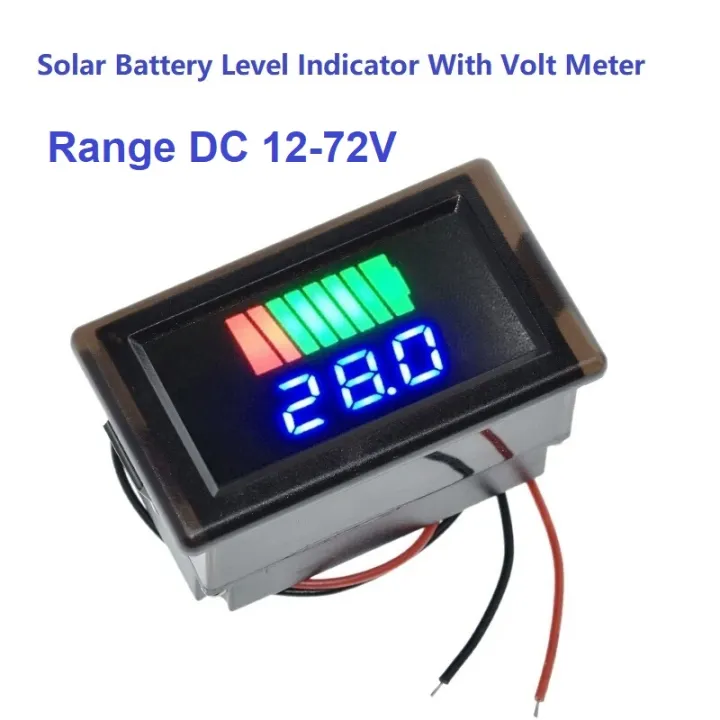 Meter%2012V%20Battery%20Charging%20Level%20Indicator%20Dual%20bar%20graph%20+%20Volt%20meter%20-%20Image%204