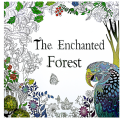 Coloring Books for Adults - Adult Coloring Books Antistress Mandala Enchanted Forest Beauty and the Beast. 