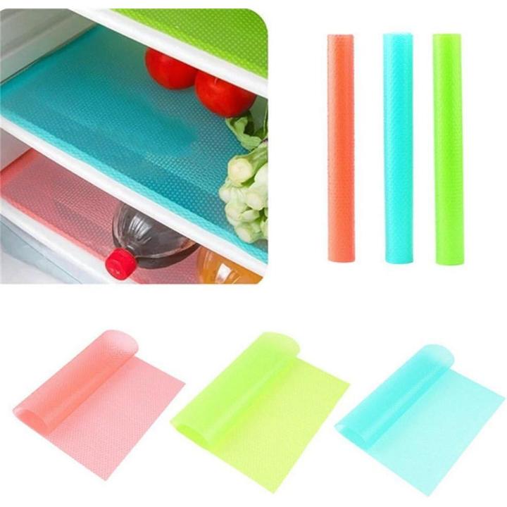 Best Non-Slip Fridge Mats, Wardrobe Mat, Waterproof Moisture-Proof, Oilproof Shelf Cover Mat Drawer Liner Cabinet