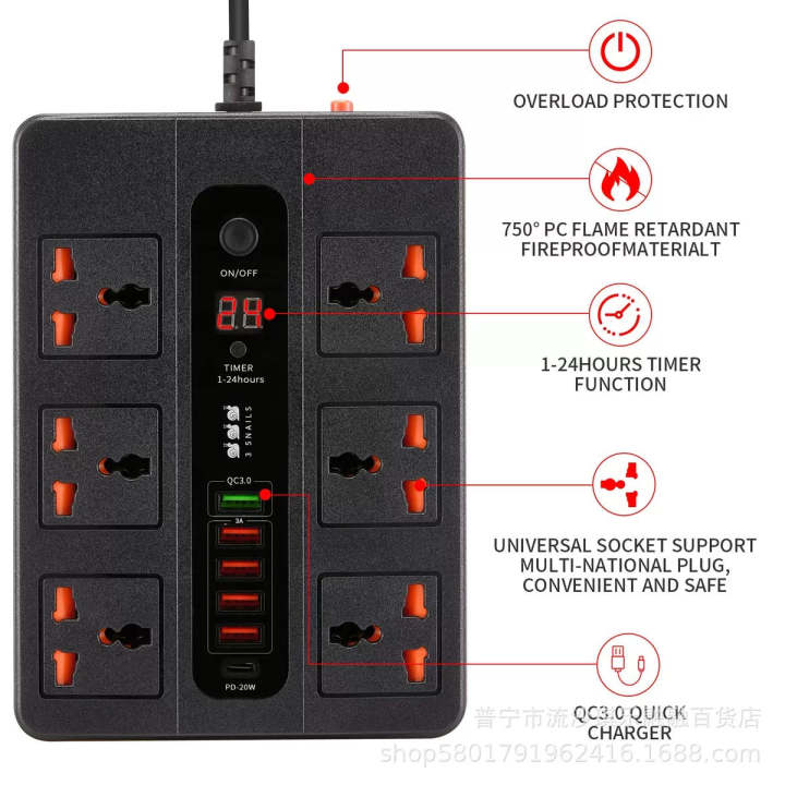 Compro%E2%84%A2%203000W%20/%202500W%20Power%20Extension%20Board%20&%20Socket%20%E2%80%93%206%20&%204%20Universal%20AC%20Outlets,%202%20USB%20+%202%20Type-C%20Fast%20Charging,%20Built-in%20Timer%20&%20Individual%20Switches,%20Heavy%20Duty%20Surge%20Protection%20Power%20Strip%20-%20Image%203