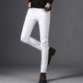 New Men's Casual Basic Pants Business Cotton Jeans Regular Straight Pocket Stretch Pants in Trending Fashion. 