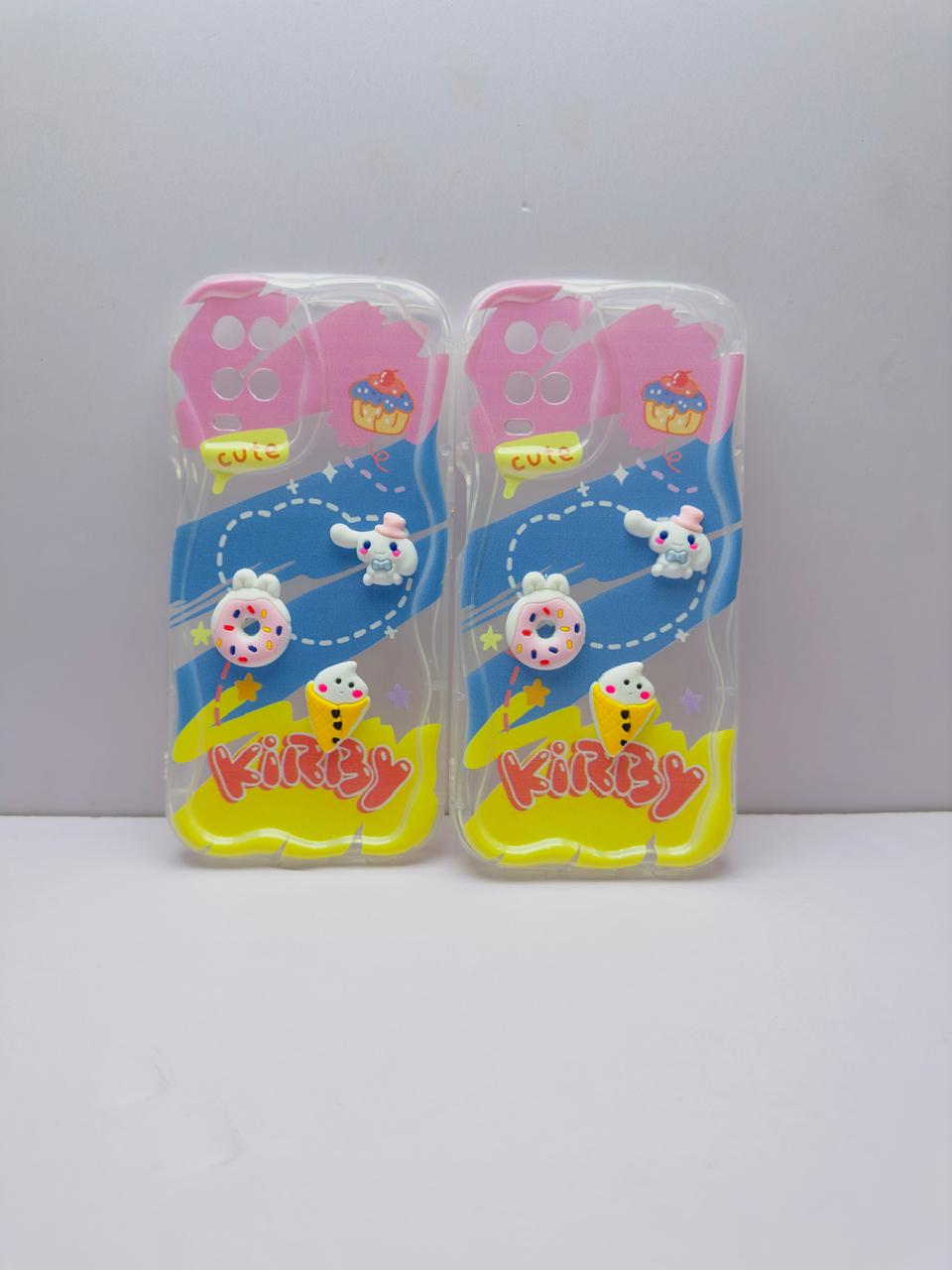 Lahore Mobile Case for Oppo A54 Back Cover Colorful Wavy Phone Cases - Luxerey Back Cover - Creative Lovely 3D Doll -Girls Back Cover 4