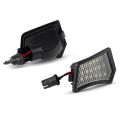 1 2Pcs Canbus LED Under Side Mirror Welcome Light Puddle Lamp For Jaguar XK XKR XJ X350 X351 X358 XF X250 X260 XE X760 Car-Styling. 