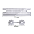 Metal Inlet Grille Cover Radiator Box for Traxxas TRX4 2021 Bronco 1/10 RC Cawler Car Upgrade Parts. 