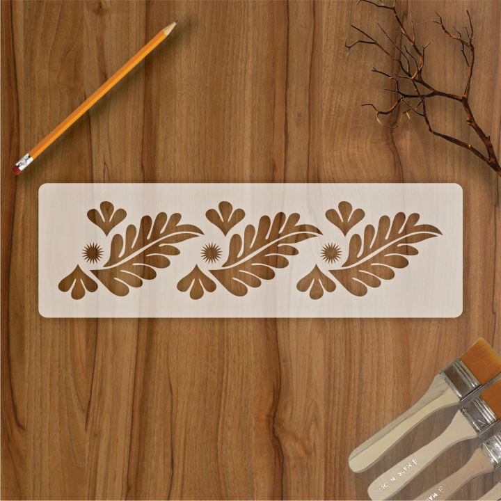 Border Stencil For wall Painting Art DIY Home Decor, Album Crafts and Canvas