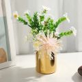NANLIY Pencil Cup Holder Desk Organizer Gold Pen Pot Pen Holder Container Desktop Stationery Organizer Table Vases Flower Pot. 