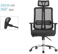 Adjustable Executive Ergonomic Office High-Back Mesh Chair with Headrest Arm Rest Chairs. 