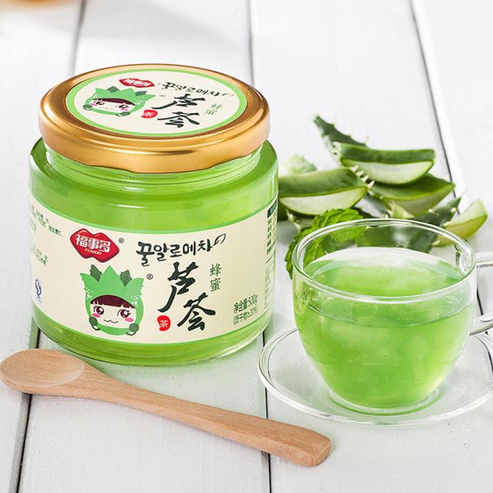 Fushido honey and aloe vera tea 500g domestic original homemade fruity tea sauce honey refining drink