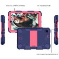 For Samsung Galaxy Tab A 8.4 (2020) Shockproof Two-Color Silicone Protection Case with Holder. 