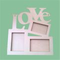 Durable Picture Frames Lovely Hollow Love Wooden Family Photo Picture Frameoriginal Wood Color Base Art Home Decor Frame Wall. 