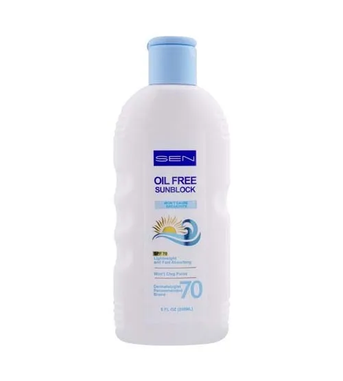 SEN Oil Free Sunblock SPF 70- 200ml (8 FL OZ)