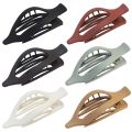 Metal hair clips Flat hair clips Ergonomic Pack of 5 Thick hair Claw clips Thin hair Plastic hair clips French concord Hair Accessories for Girl. 