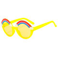 Lenses Baby Shades Boys Yellow Eyeglasses Driver Round Sunglasses Kids Rainbow Sun Glasses Girls Children Colorful Eye. 
