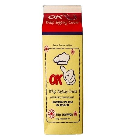 Ok Whip Topping Whipping Cream 1 kg