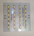 2pcs 12 Volt DC LED White Emitting Diode SMD Light Board - Dimensions 64x64mm - 24 LED's Panel. 