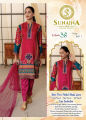 Sunaina Textile Unstitched 3 Piece Suit Fabric: Malai Lawn for Women and Girls - Collection: VOL38 - Designcode:3511. 