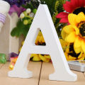 Wood Letter Delicate DIY White Large Wooden Standing Letter. 