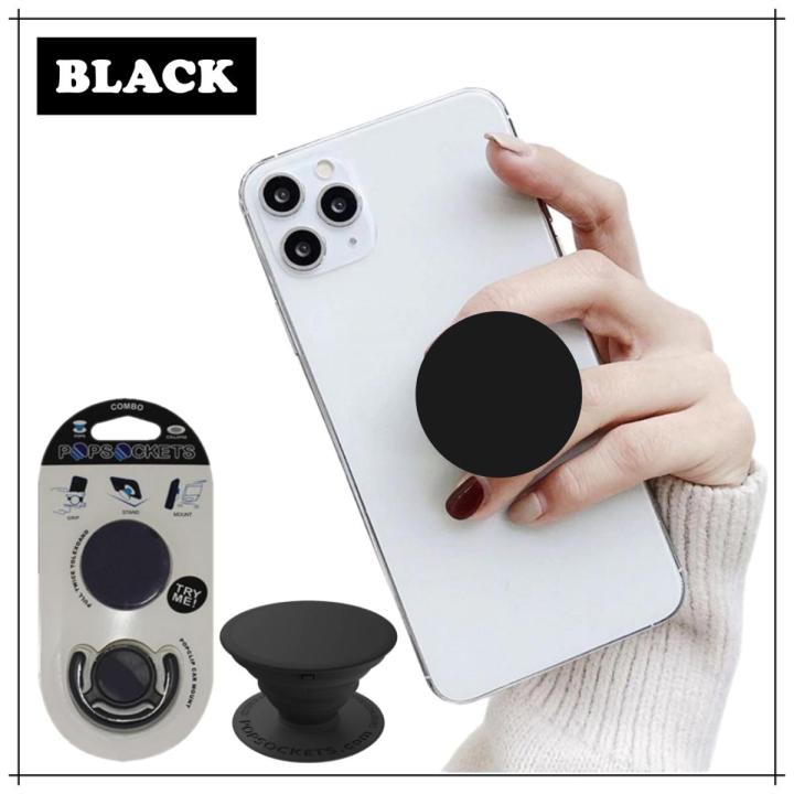 Sixonic 2 in 1 Combo Pop Socket & Pop Clip Mobile Grip Holder For All Mobiles & Tablets For Boys & For Girls