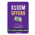 $100M Offers: How to Make Offers So Good People Feel Stupid Saying No by Alex Hormozi. 