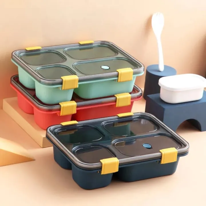 Lunch%20Box%20Multi%20Compartment,%20Compact%20Multi%20Grid%20Japanese%20Style%20Lunch%20Container,%20Microwavable%20Bento%20Box%20for%20Work%20-%20Image%207
