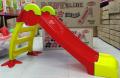 Kids Playing 3 Step Fiber Strongest Garden Slop Slide with Strong Base. 