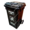 Outdoor Garbage Bin with Wheels - 100 Liters - Large Industrial Dustbin - Wheeled Street Waste Bin - Trolley Type - High Quality Plastic. 