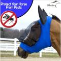 Horse Fly Mask - Blue Color. 