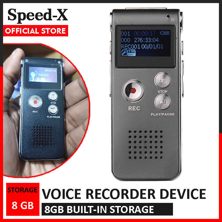 SpeedX%20Digital%20Voice%20Recorder%20Device%20with%208GB%20Storage%20-%20Rechargeable%20Sound%20Recorder%20-%20Image%206