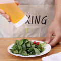 210/350Ml Upside Down Squeeze Sauce Bottle Ketchup Squeeze Bottle Transparent Plastic Sharp Mouth Food Grade Empty Bottle Kitchen Seasoning Tool 1Pcs. 