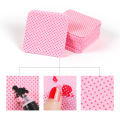 180PCS Colorful Cotton Wipes Lint- Free Nail Polish Remover Pads Dust Powder Remover Nail Art Cleaning Napkins Towel Manicure Tools. 